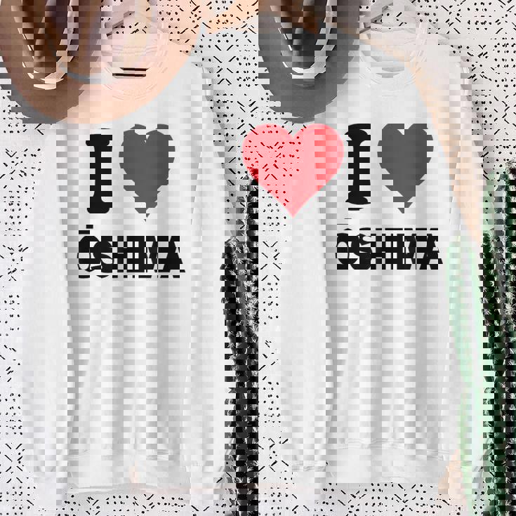 アイハート 大島ジャパンラブ 日本土産 スウェットシャツ 年配の女性への贈り物