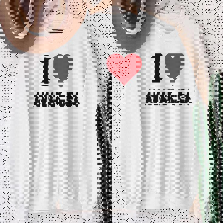 アイハート 天草 Japan Love 日本土産 スウェットシャツ 年配の女性への贈り物