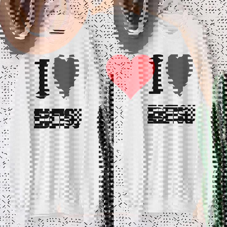 アイハート 江別 Japan Love 日本土産 スウェットシャツ 年配の女性への贈り物