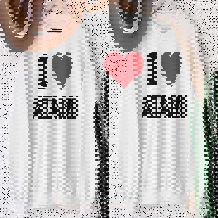 アイハート 熱海 Japan Love Japan お土産 スウェットシャツ 年配の女性への贈り物