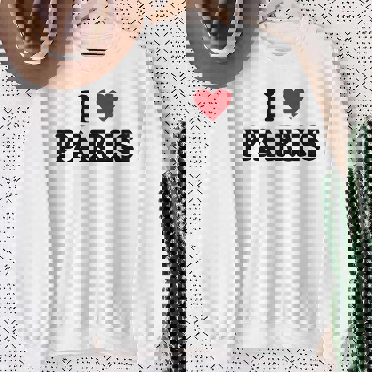 アイハートフランスシティ-アイラブパリ スウェットシャツ 年配の女性への贈り物