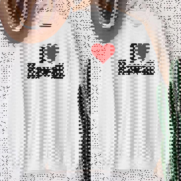 アイラブハートハワイ スウェットシャツ 年配の女性への贈り物