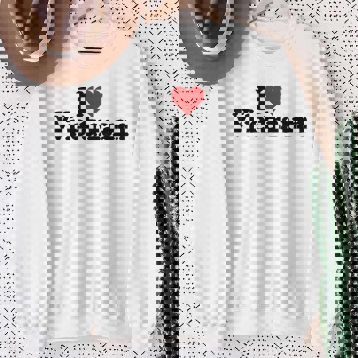 アイラブハートベトナム スウェットシャツ 年配の女性への贈り物