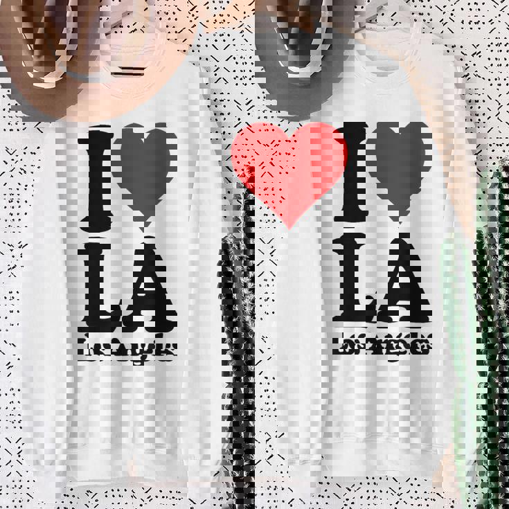 アイラブハートラロサンゼルスカリフォルニア スウェットシャツ 年配の女性への贈り物