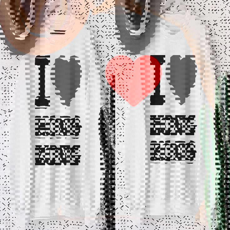 アイ・ラブ・香港 スウェットシャツ 年配の女性への贈り物