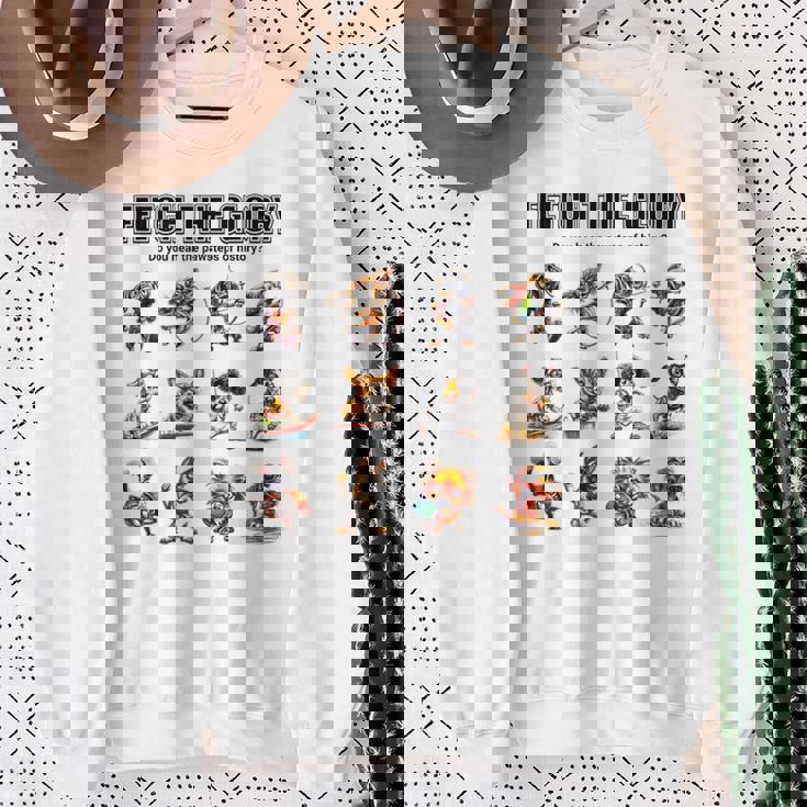 アスリート犬たちの挑戦 – Fetch The Glory スウェットシャツ 年配の女性への贈り物