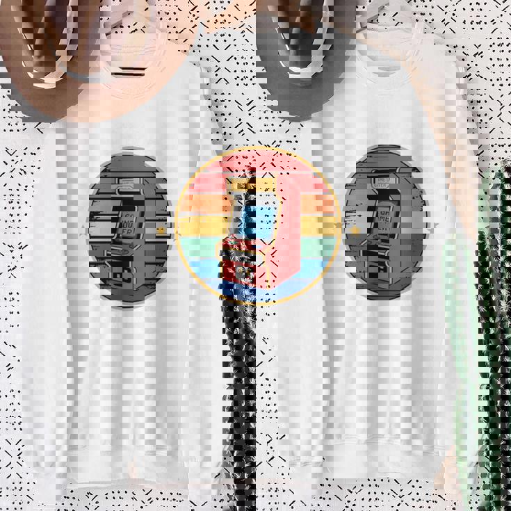 アーケード ゲーマー ビデオゲーム レトロ ゲーマー 長袖tシャツ スウェットシャツ 年配の女性への贈り物