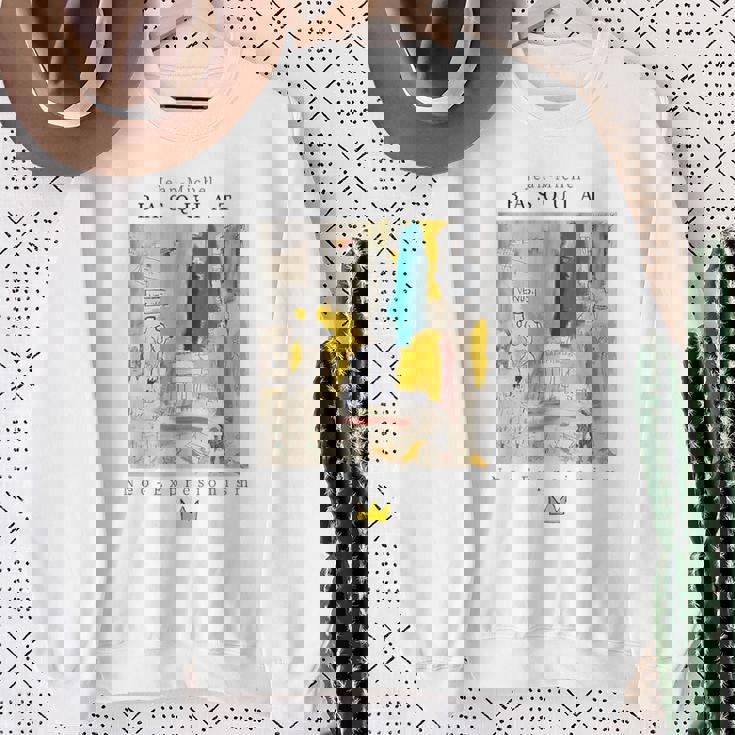 アーバン、ストリートウェア、グラフィック、バスキア、アート、抽象 スウェットシャツ 年配の女性への贈り物