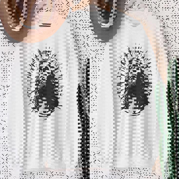 イエスキリスト王王 スウェットシャツ 年配の女性への贈り物