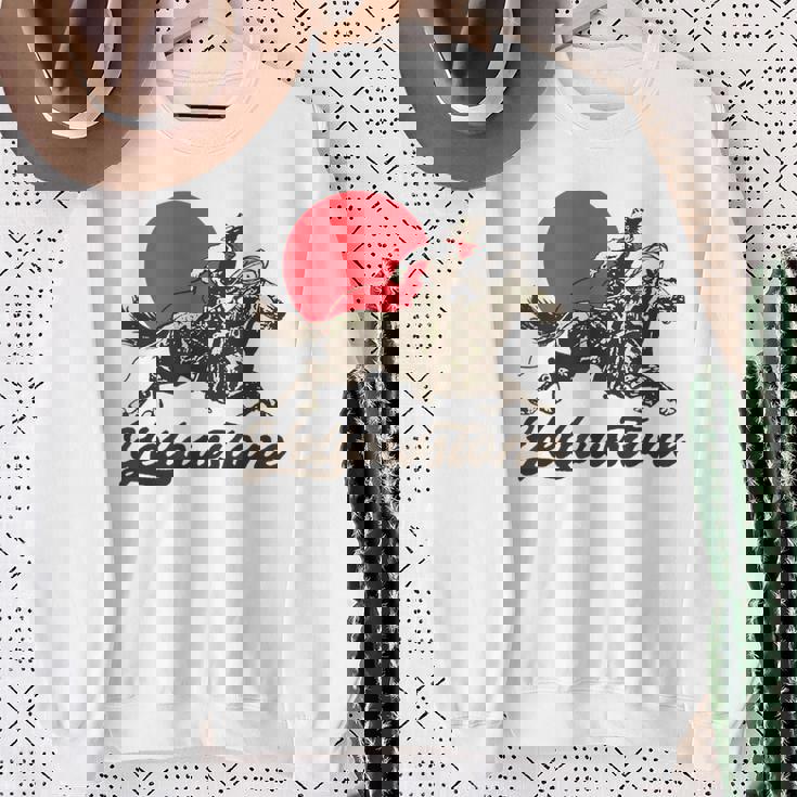 イエローストーン国立公園 カウボーイ&馬 ラングラー ビンテージ スウェットシャツ 年配の女性への贈り物