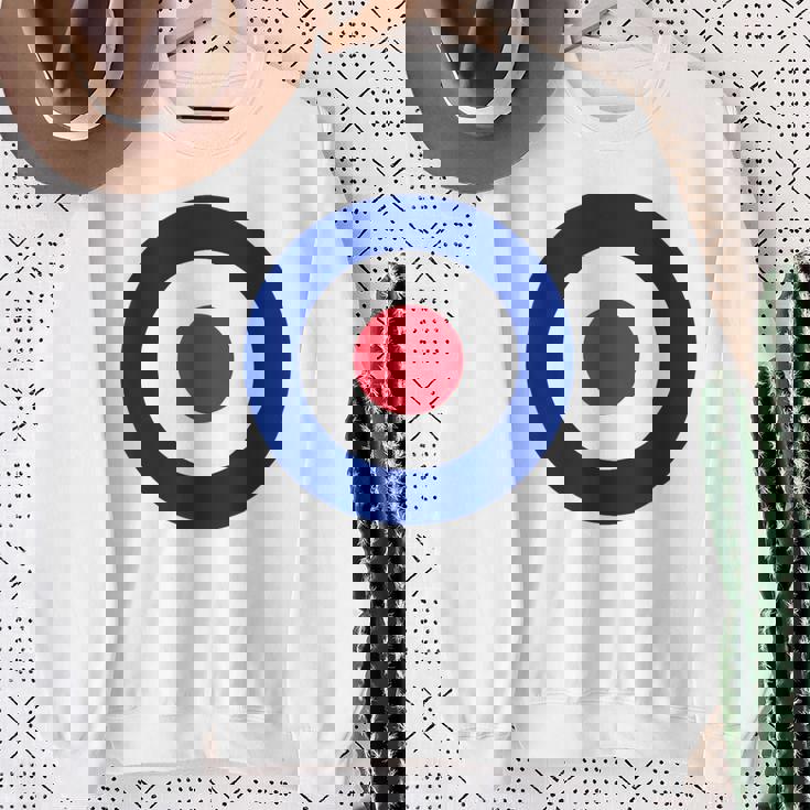 イギリス空軍の様式化されたラウンデル旗 スウェットシャツ 年配の女性への贈り物