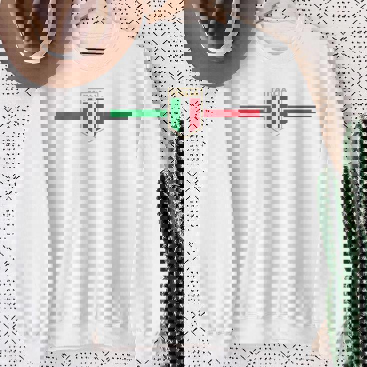 イタリアサッカー、イタリアサッカーファン スウェットシャツ 年配の女性への贈り物