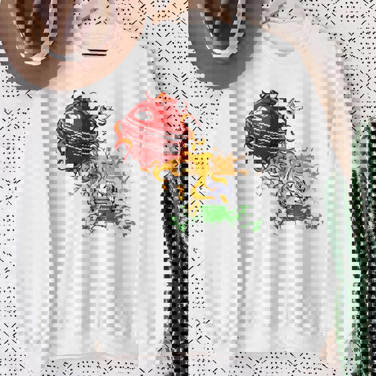 インドクリケット 長袖tシャツ スウェットシャツ 年配の女性への贈り物