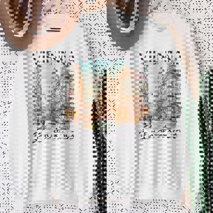 ウィーン オーストリア 旅行 お土産 Meet Me Inienna スウェットシャツ 年配の女性への贈り物