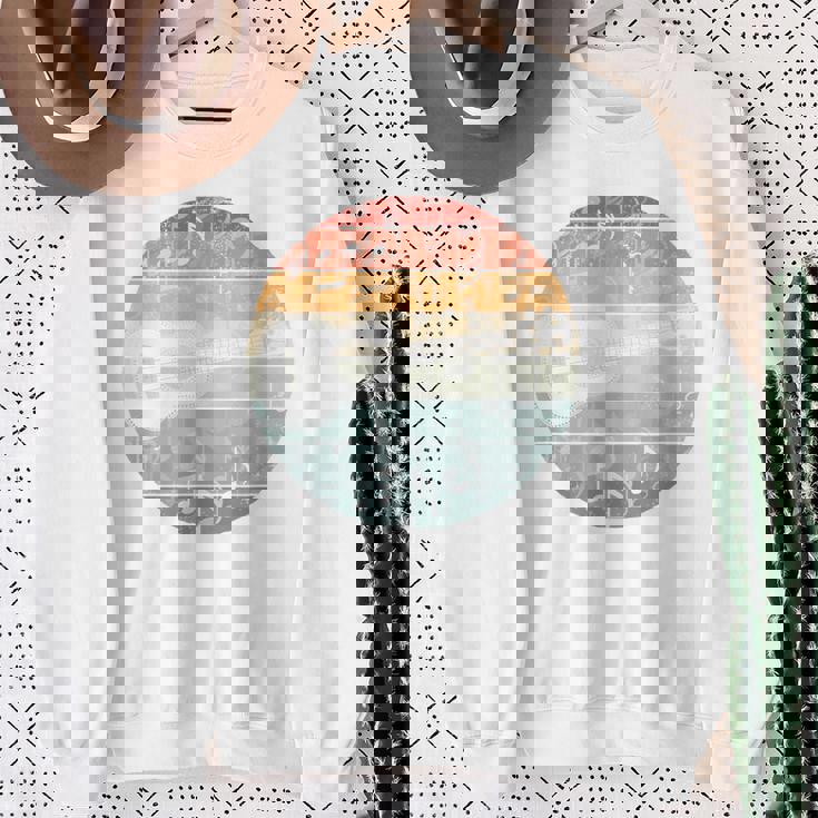 ウクレレ奏者 レトロ ウクレレ奏者 面白いウクレレ音楽 スウェットシャツ 年配の女性への贈り物