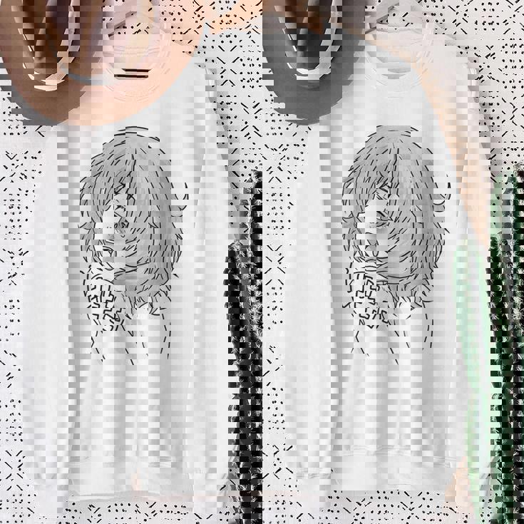 エッチ・アヘ顔 変態少女 快感顔tシャツ Playera スウェットシャツ 年配の女性への贈り物