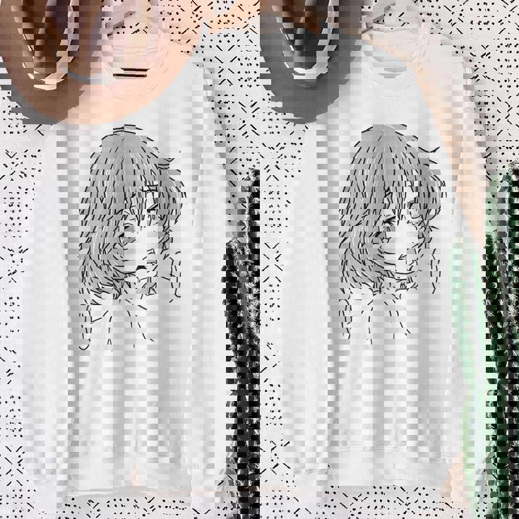 エッチ変態シャツ オタクガール ワイフアヘ顔 快感 スウェットシャツ 年配の女性への贈り物