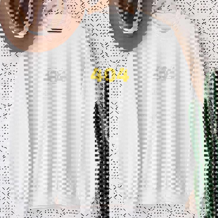 エラー404デジタル表現 スウェットシャツ 年配の女性への贈り物