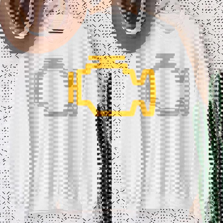 エンジンをチェック スウェットシャツ 年配の女性への贈り物