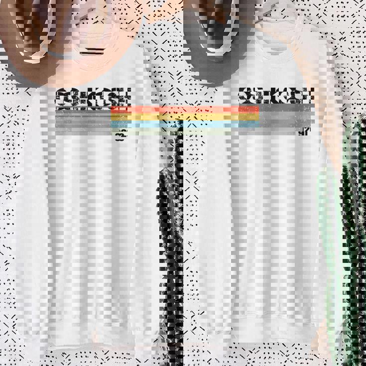 オシュコシュ、ウィスコンシン州エリアコード 920 レトロヴィンテージスタイルtシャツ スウェットシャツ 年配の女性への贈り物