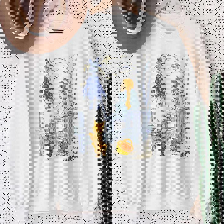 オズの土地 ギフト クラシック かかし トト オズの魔法使い ドロシーの魔法使い スウェットシャツ 年配の女性への贈り物