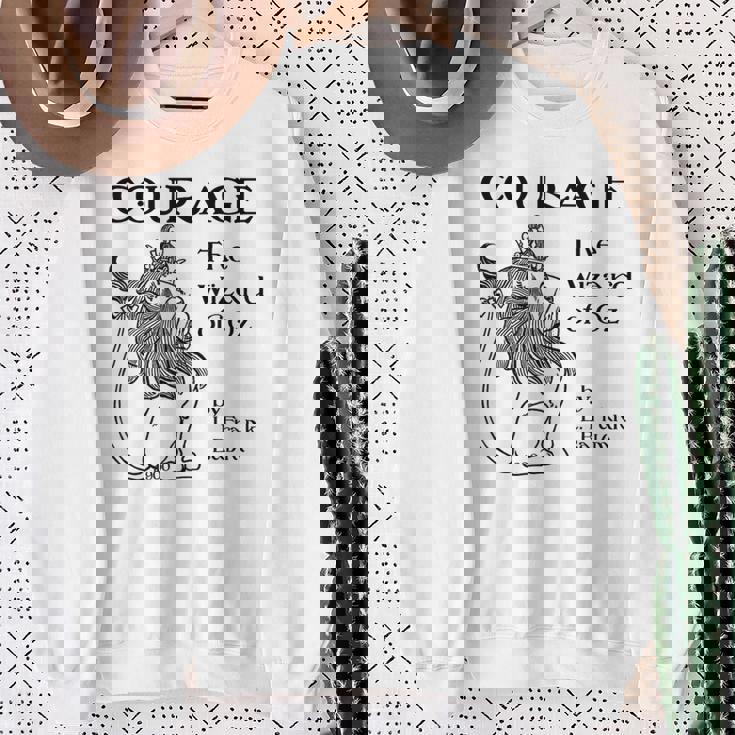 オズの魔法使い カウボーイライオン 勇気 スウェットシャツ 年配の女性への贈り物