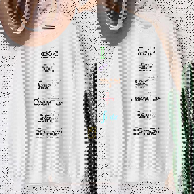 オタク数学ユークリッドオイラーガウスデカルトライプニッツフィボナッチ スウェットシャツ 年配の女性への贈り物