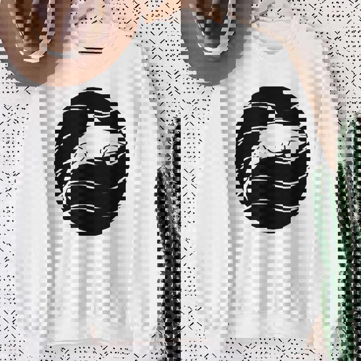 オルカ ヴィンテージ クジラ 海洋動物 クジラ スウェットシャツ 年配の女性への贈り物