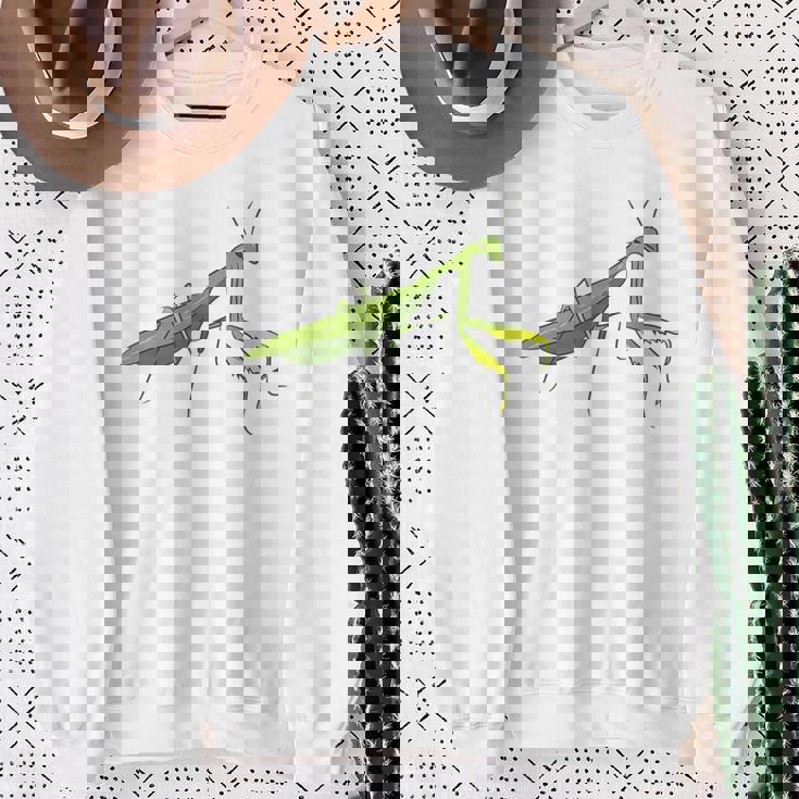 カマキリの虫バッタ カマキリの虫バッタ カマキリの虫バッタ スウェットシャツ 年配の女性への贈り物