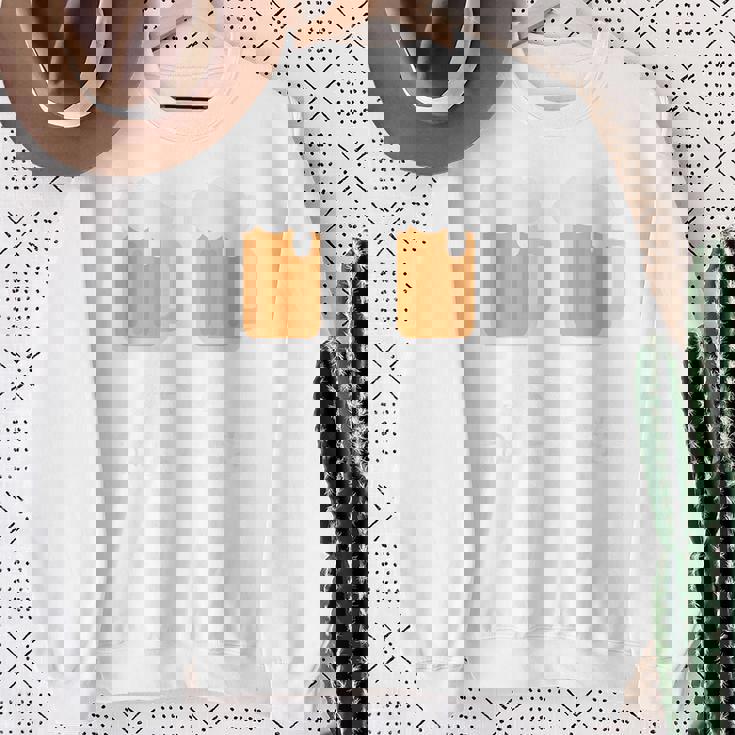 カンボジア、ビールが飲みに来た、クメール語 スウェットシャツ 年配の女性への贈り物