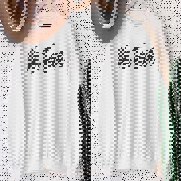 キッズ Hi Five 5Th Birthday 5歳 パーティー 幼稚園 スウェットシャツ 年配の女性への贈り物