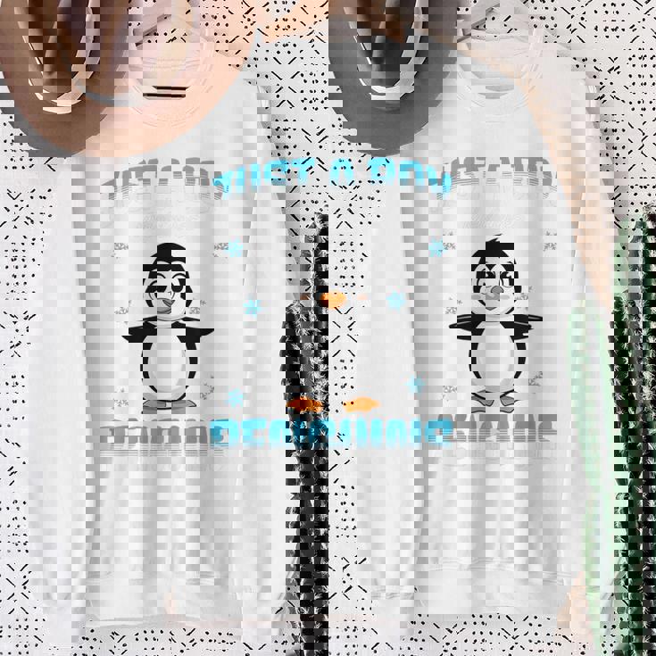 キッズ ペンギンが大好きな少年 キッズボーイズ ペンギン好き スウェットシャツ 年配の女性への贈り物