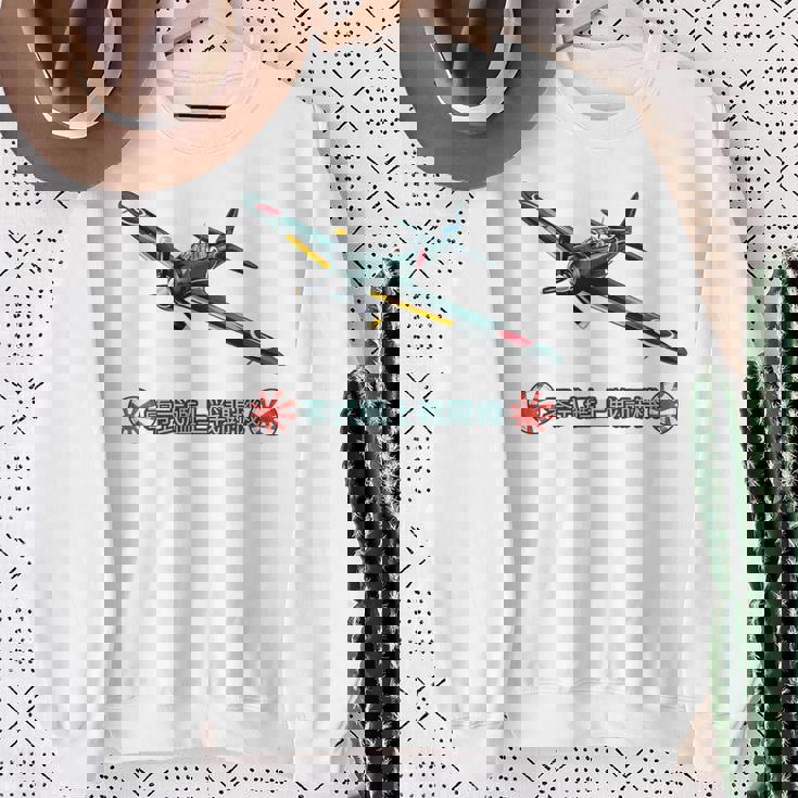 キッズ 第2次世界大戦 日本軍戦闘機 零式艦上戦闘機 スウェットシャツ 年配の女性への贈り物