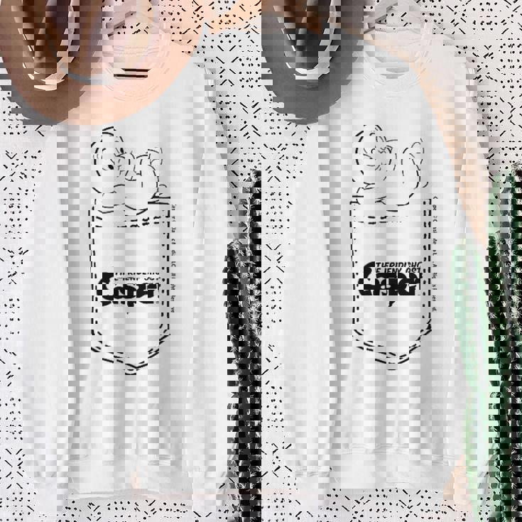 キャスパー・ザ・フレンドリー・ゴースト・デイドリーミング・オン・ユア・ポケットで スウェットシャツ 年配の女性への贈り物