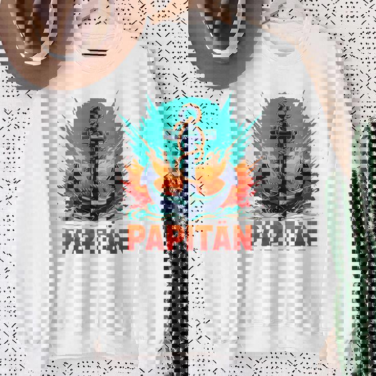 キャプテンアンカー パピタン・ヴァーター スーパーパパ 父の日 2025 スウェットシャツ 年配の女性への贈り物