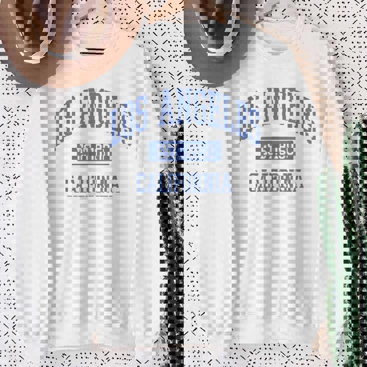 クラシック ロサンゼルス カリフォルニアブルー スウェットシャツ 年配の女性への贈り物