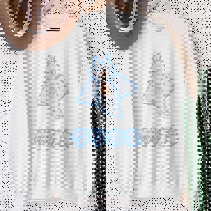 クリオネ（Big ビッグ）【どうぶつ フレンズ】ポップ ゆるくて かわいい キャラクター イラスト 長袖tシャツ スウェットシャツ 年配の女性への贈り物