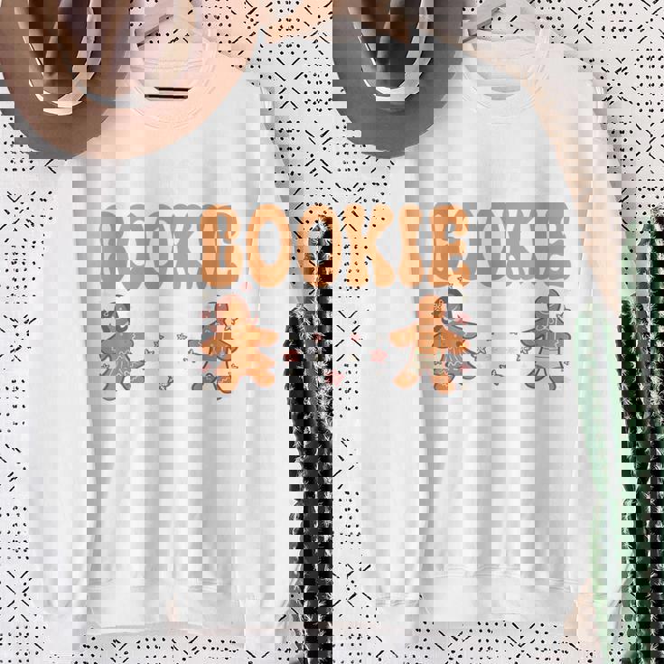 クリスマス認定クッキーテスタースタイル スウェットシャツ 年配の女性への贈り物