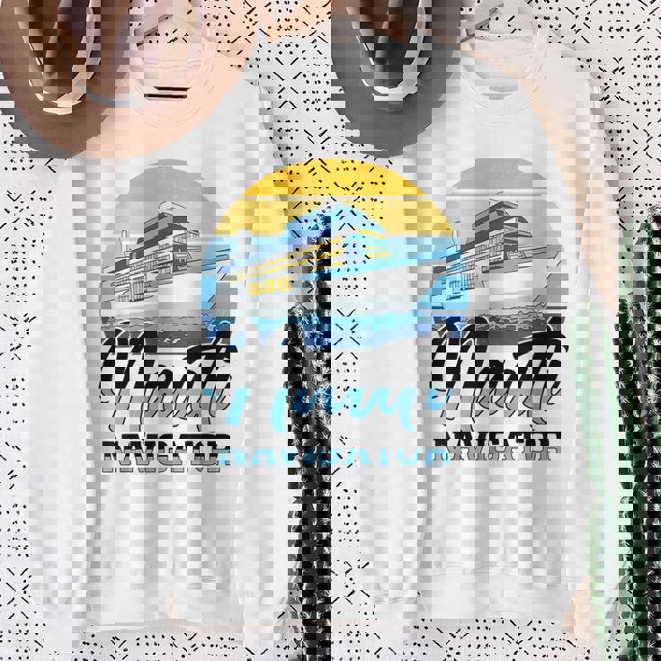 クルージング航海船キャプテンアンカークルーズディレクター スウェットシャツ 年配の女性への贈り物