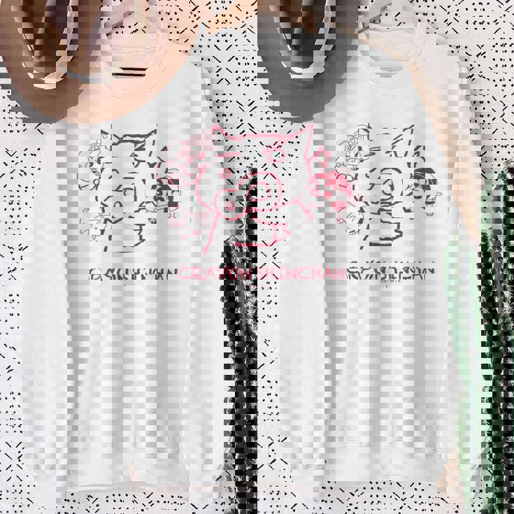 クレヨンしんちゃん ぶりぶりざえもん 落書き 長袖tシャツ スウェットシャツ 年配の女性への贈り物