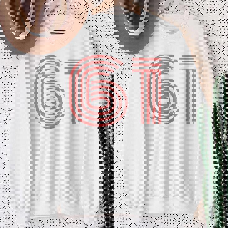 クールレトロライティングジャージ、背番号61 1961 スウェットシャツ 年配の女性への贈り物