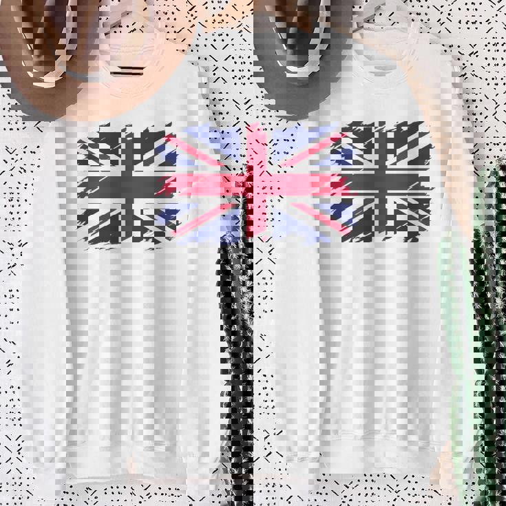 グウェントuk、イギリスの国旗、ユニオンフラッググウェント 長袖tシャツ スウェットシャツ 年配の女性への贈り物