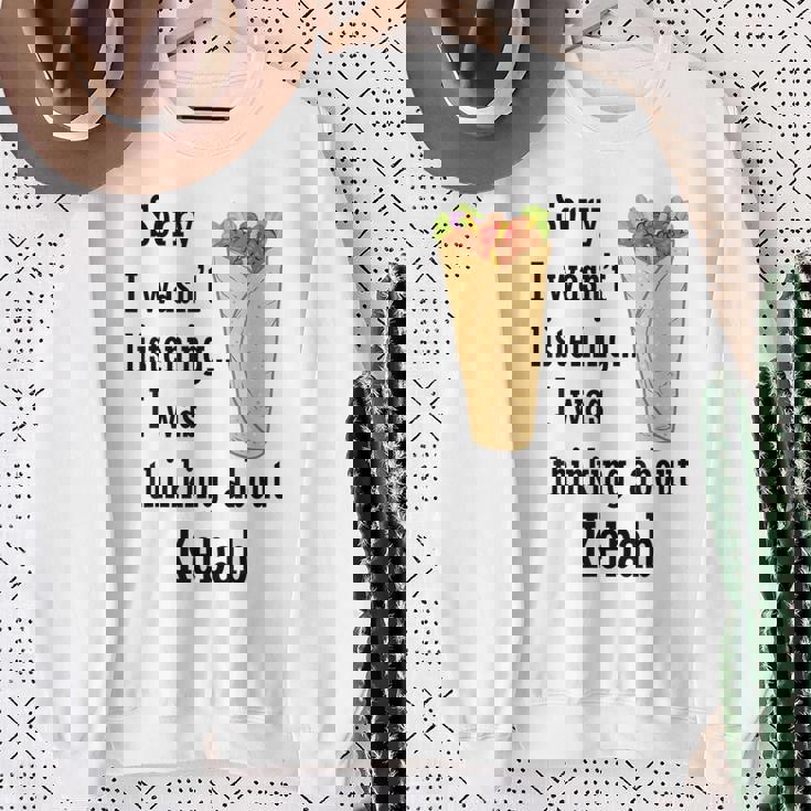 ケバブ愛好家 トルコ料理 デュラム シャワルマ スウェットシャツ 年配の女性への贈り物