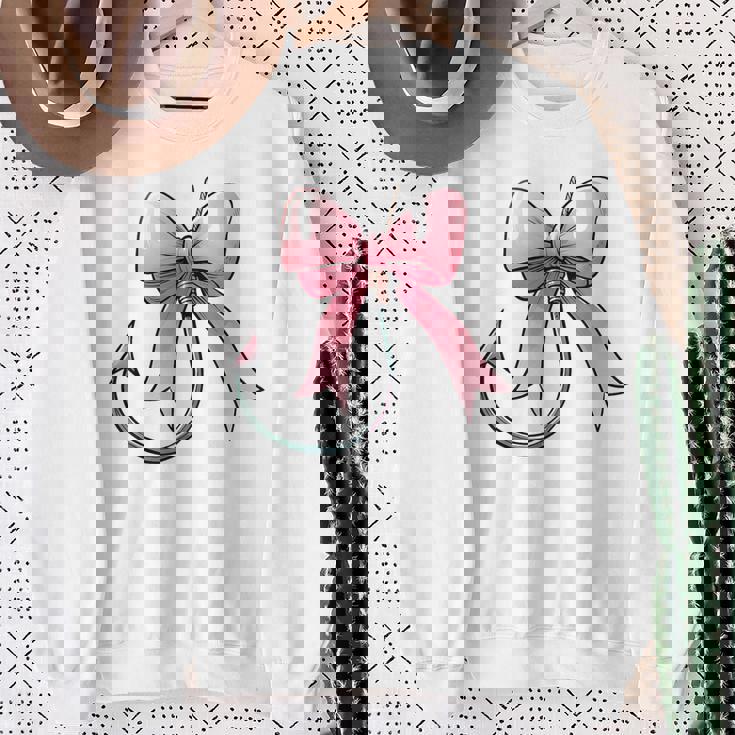 コケット ボウ 釣り フィッシャーフック ピンクリボン ママ 母の日 スウェットシャツ 年配の女性への贈り物