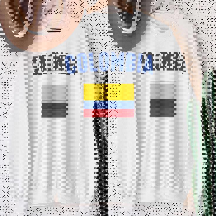 コロンビア国旗 スウェットシャツ 年配の女性への贈り物