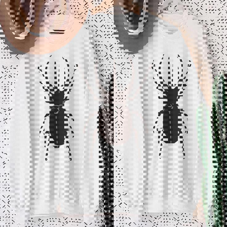 コーカサスオオカブト _昆虫_カブトムシ スウェットシャツ 年配の女性への贈り物