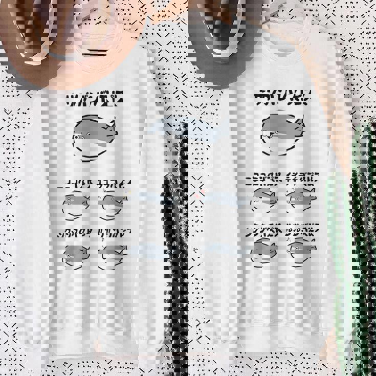 サカバンバスピス 喜怒哀楽バスピス 一覧 可愛い バズり 古代魚 ネタ お笑い 面白 おもしろ ネタ スウェットシャツ 年配の女性への贈り物