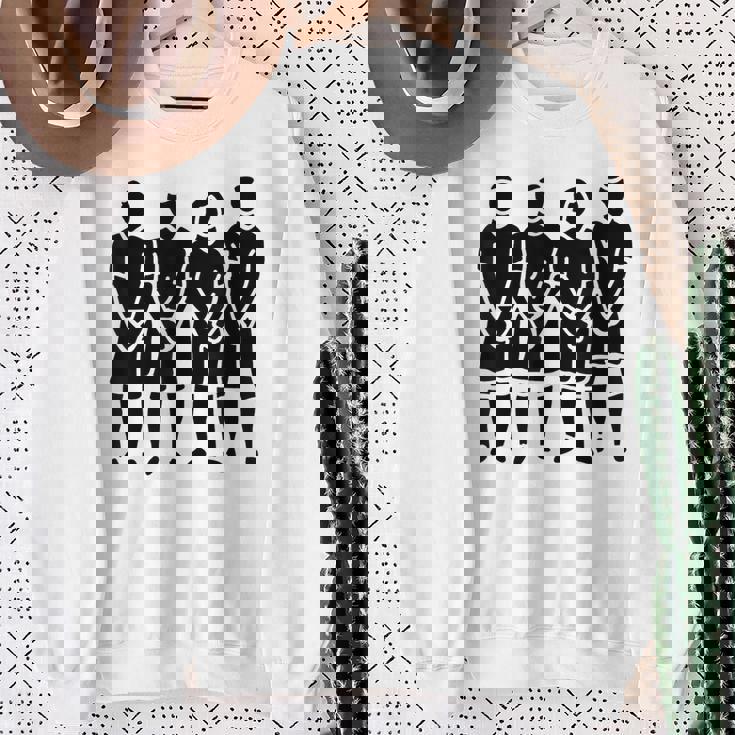 サッカー サッカー選手の壁 スウェットシャツ 年配の女性への贈り物