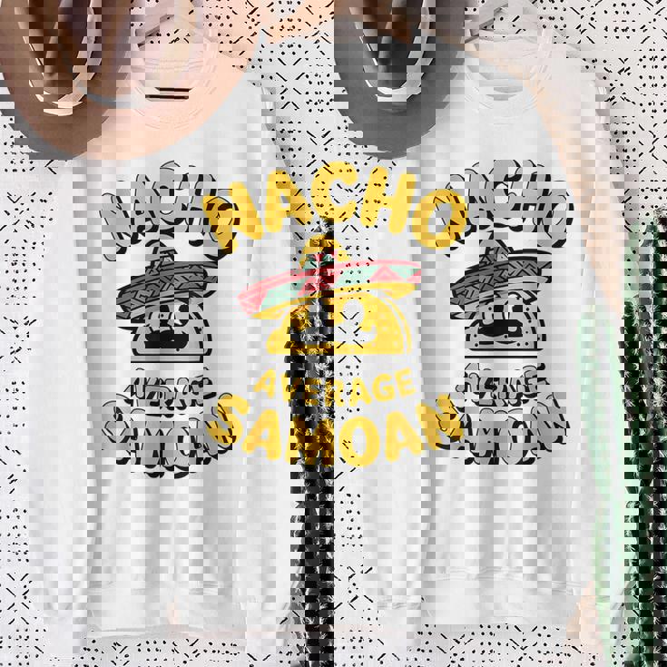 サモア・ナチョ 平均 面白い タコス 火曜日 シンコ・デ・マヨ フィエスタ スウェットシャツ 年配の女性への贈り物