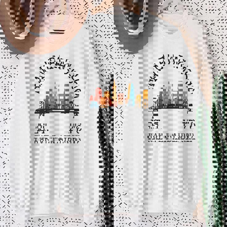 サンフランシスコ お土産 スカイライン サンフランシスコ メンズ レディース スウェットシャツ 年配の女性への贈り物